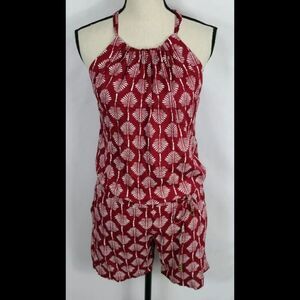 ESCAPADA LIVING S/L ALICE ROMPER WHITE SCARLET HAV